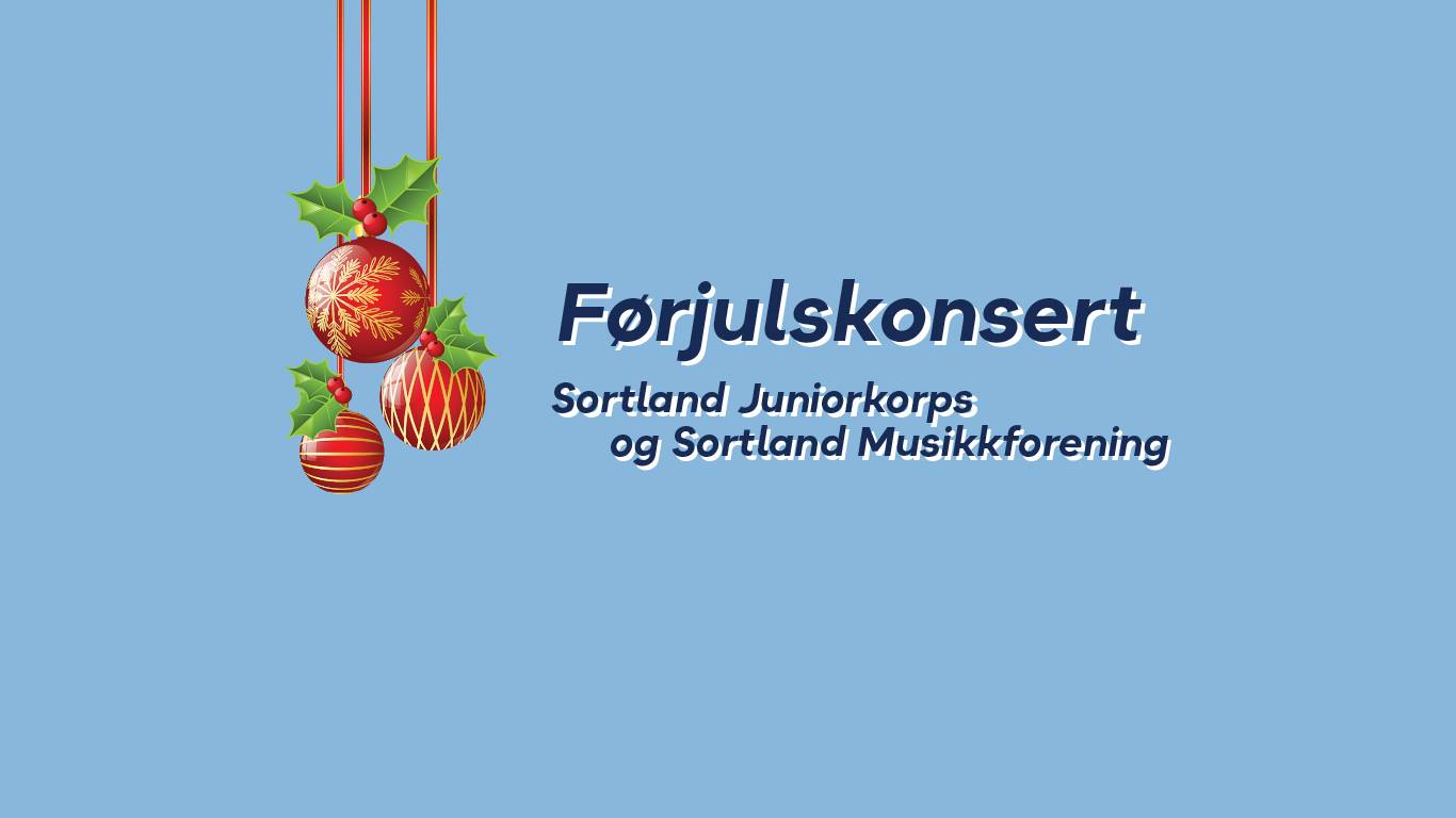 Førjulskonsert med Sortland musikkforening og Sortland juniorkorps