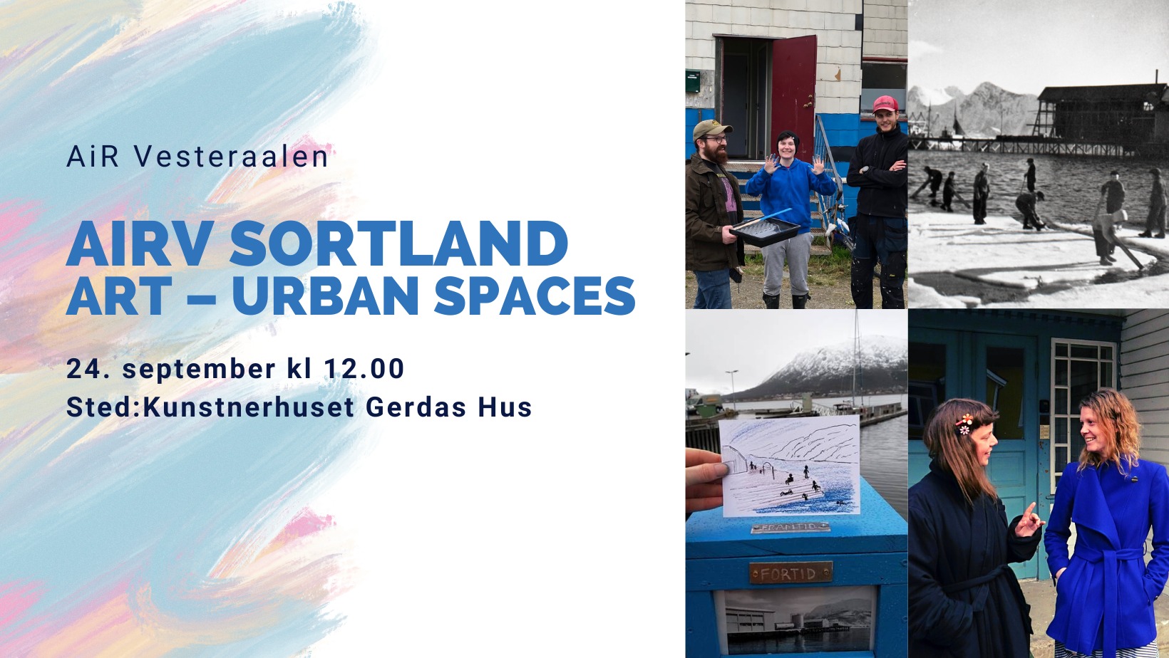 Utstillingsåpning: AiRV Sortland: ART - URBAN SPACES