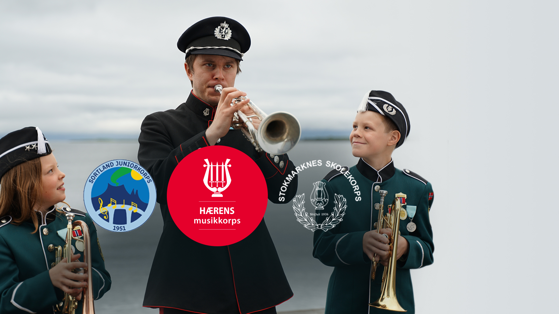 Korps! Sortland juniorkorps møter Hærens musikkorps