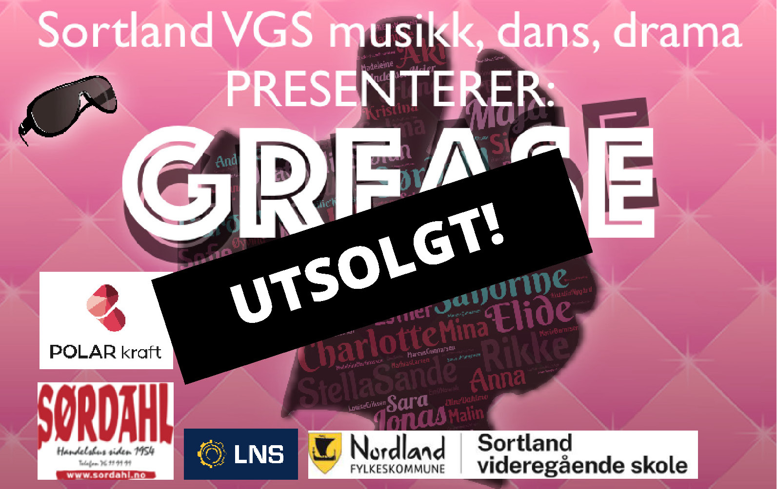 FÅ BILLETTER: Musikk, dans, drama presenterer: Grease