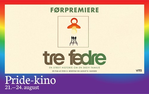 Filmplakat for dokumentarfilmen Tre fedre