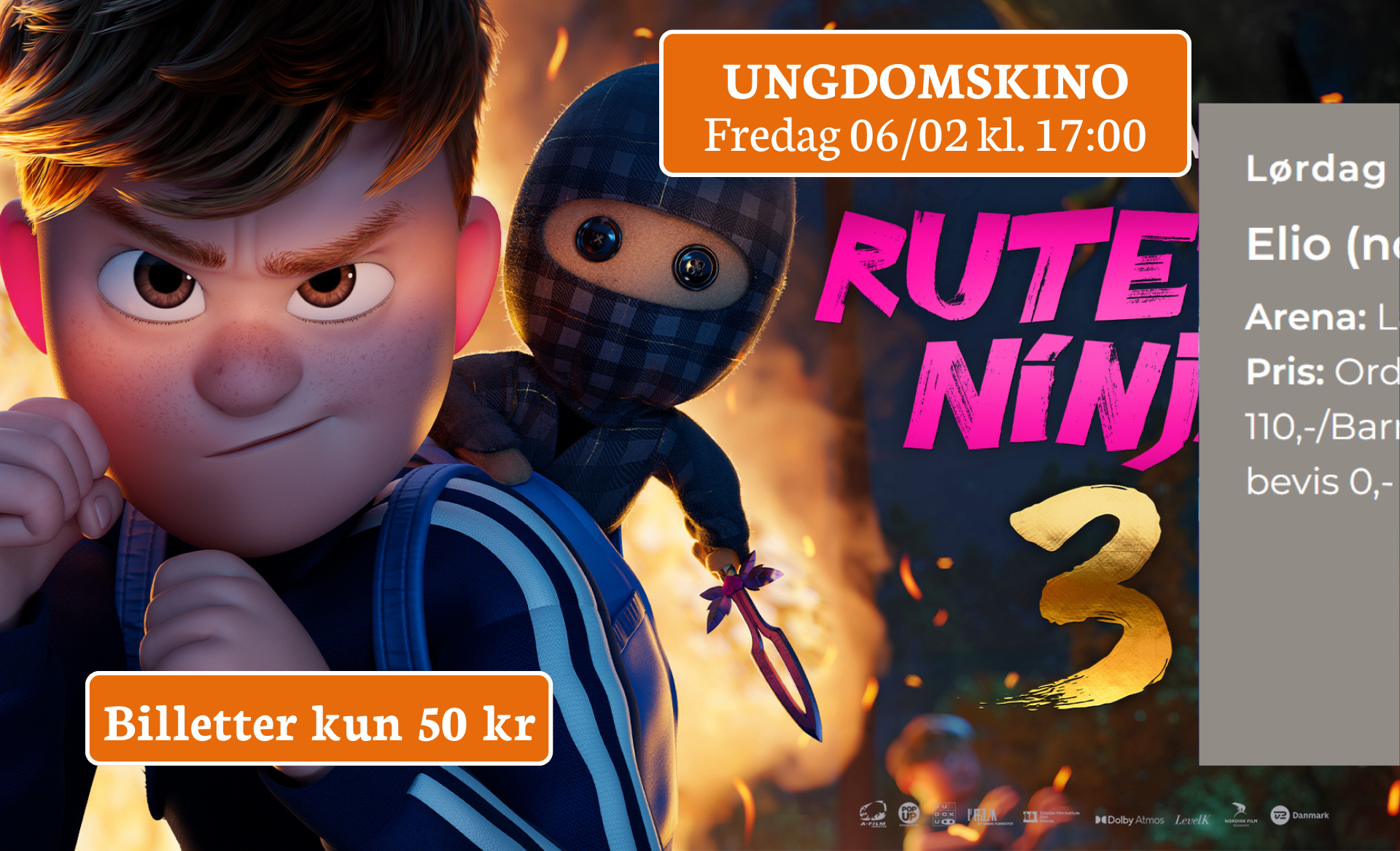 UNGDOMSKINO: Rutete Ninja 3