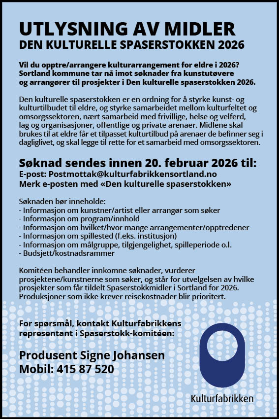 Spaserstokkmidler 2026