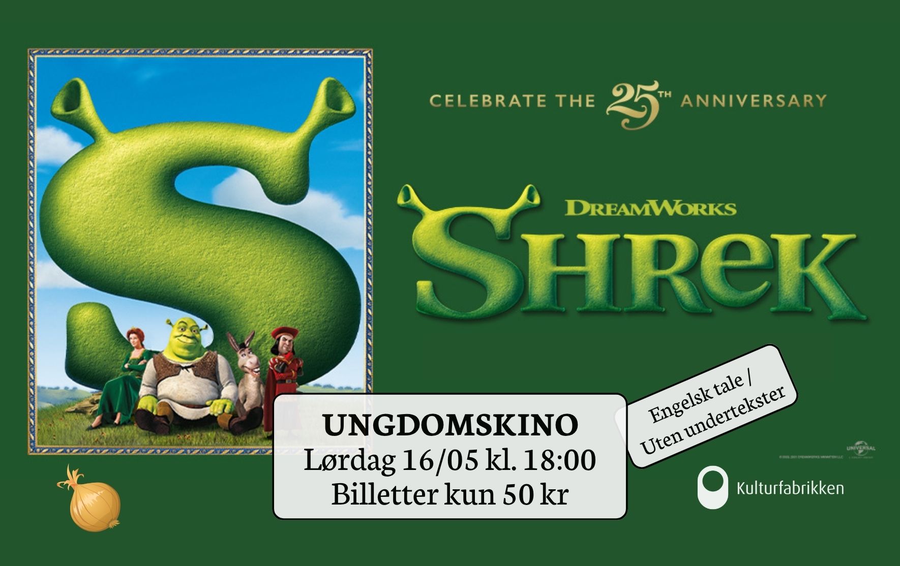 UNGDOMSKINO: Shrek (2001)