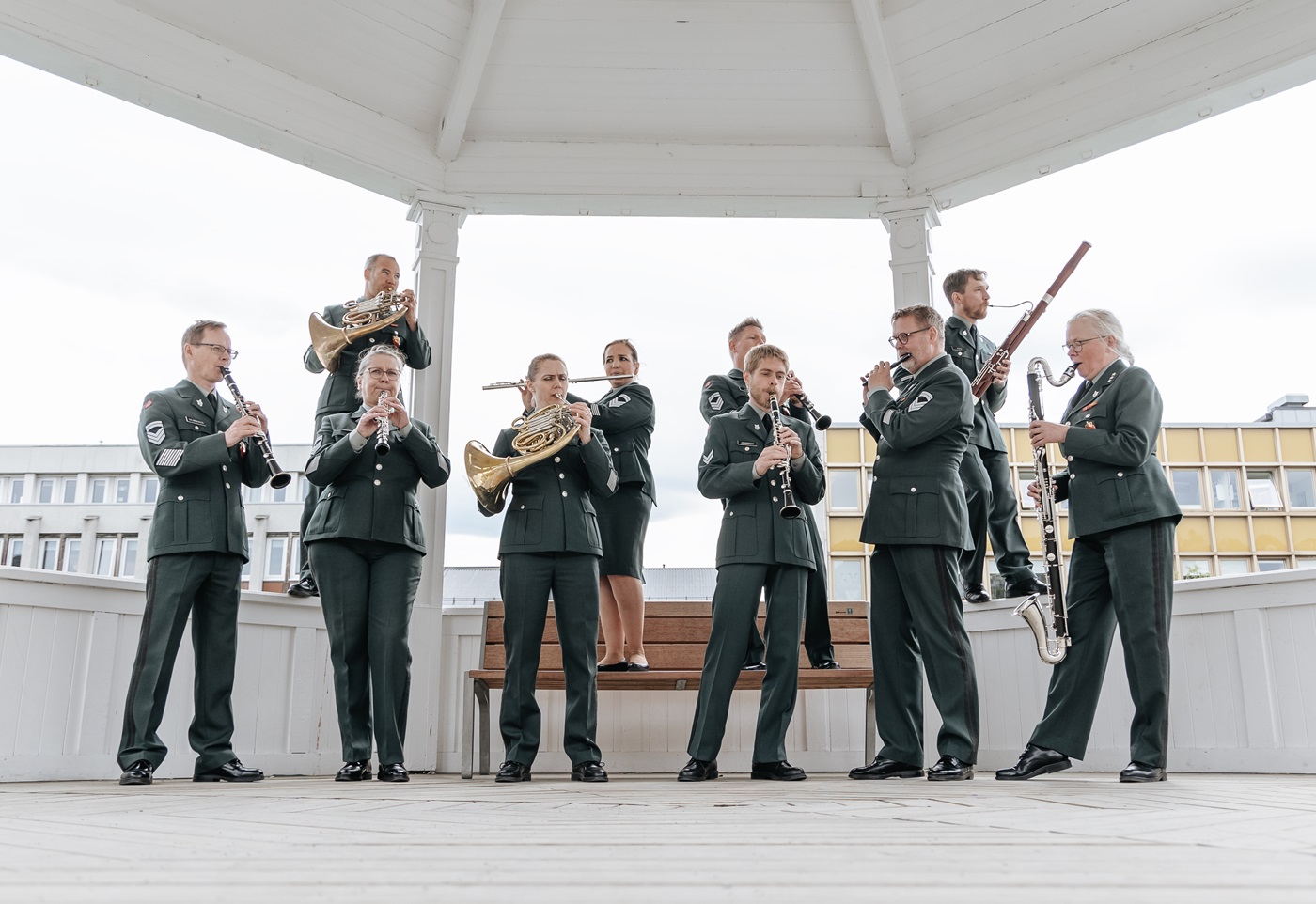 Lunsjkonsert med musikere fra Hærens musikkorps