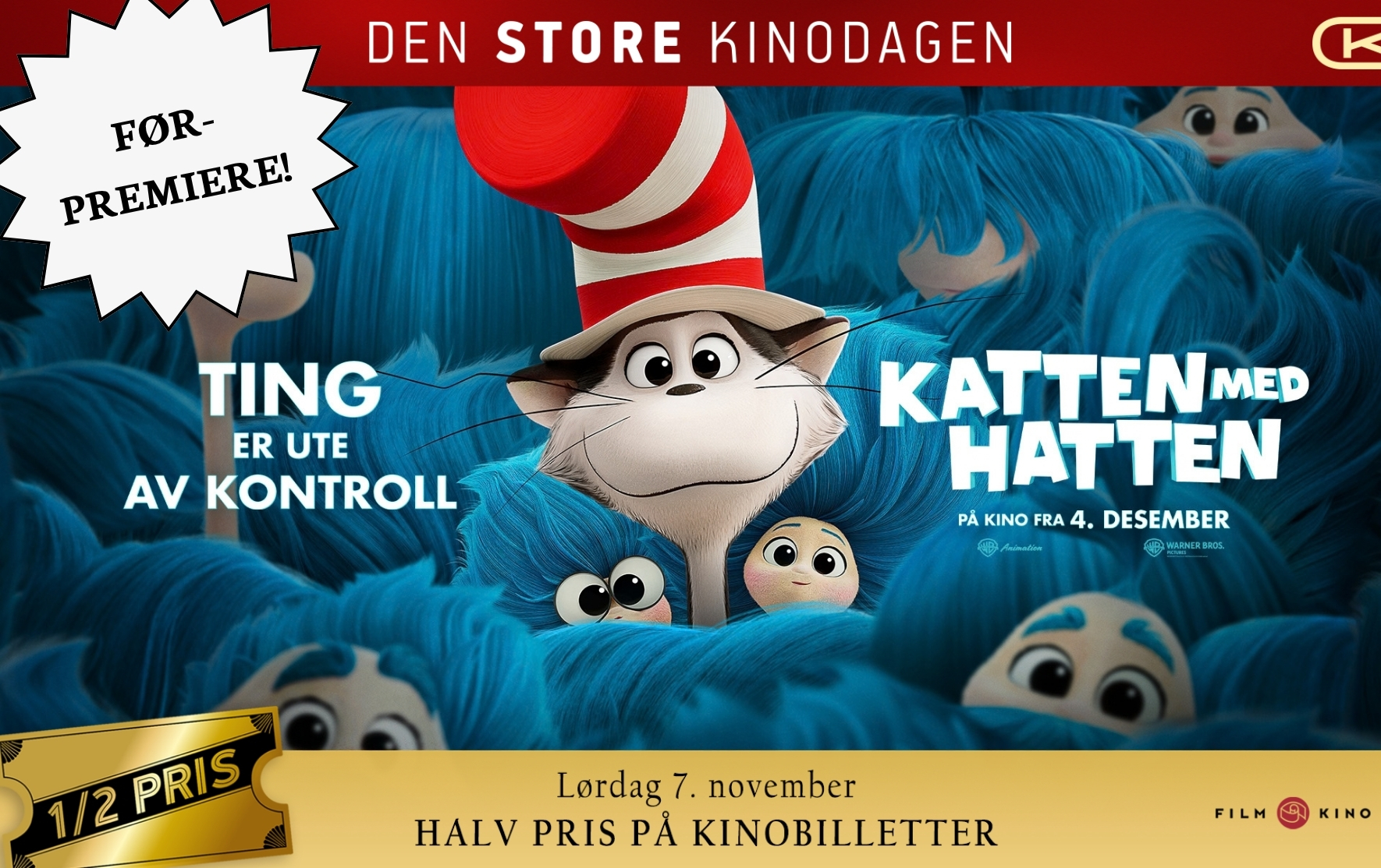 DEN STORE KINODAGEN: Katten med hatten